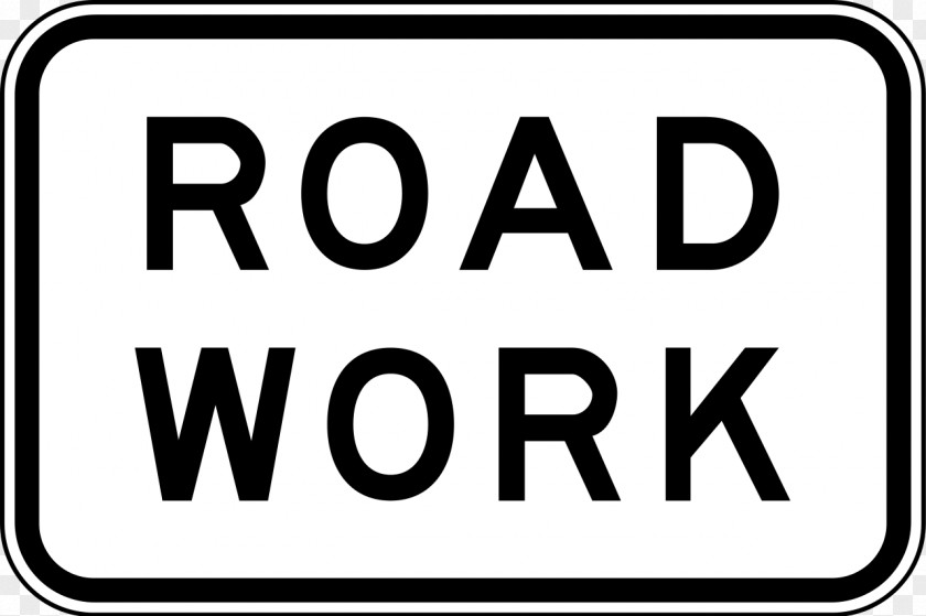 Road Traffic Sign Roadworks PNG