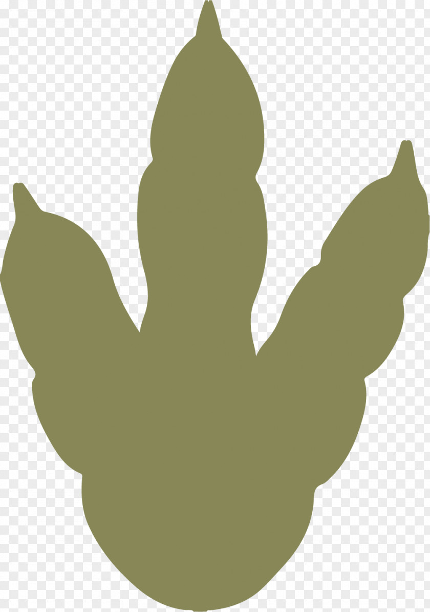 Sturdy Footprints Dinosaur Icon PNG