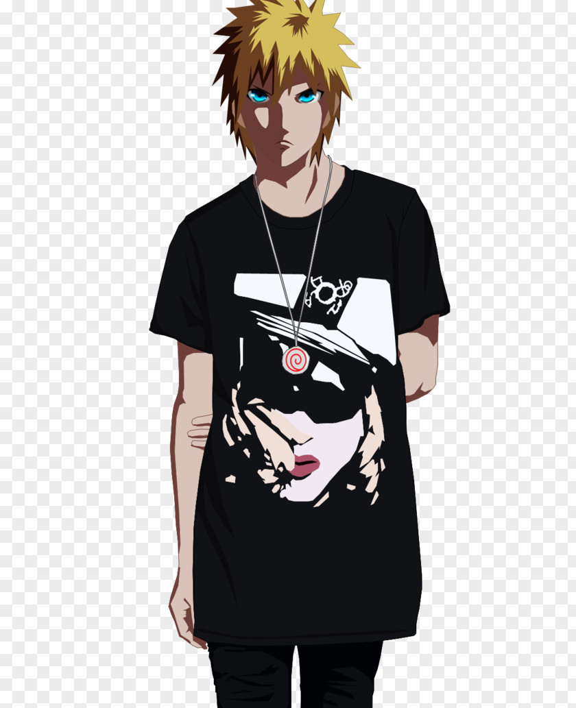 T-shirt Naruto Uzumaki Hip Hop Fashion PNG