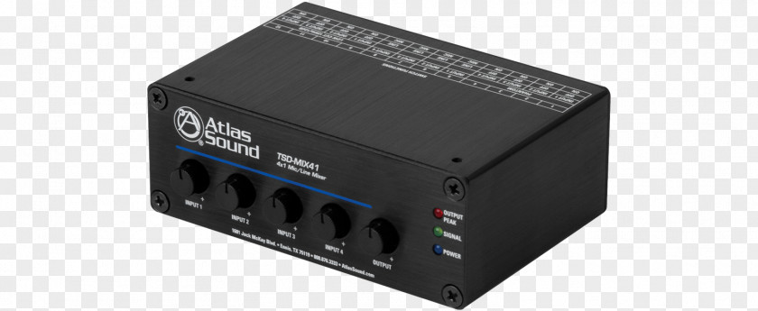 Audio Mixers Power Converters Atlas Sound TSD-DA Distribution Amplifier Antennas Direct 4 Port Dtv PNG