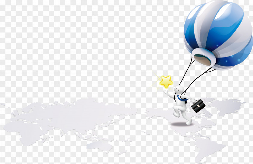 By Hot Air Balloon Villain Download PNG