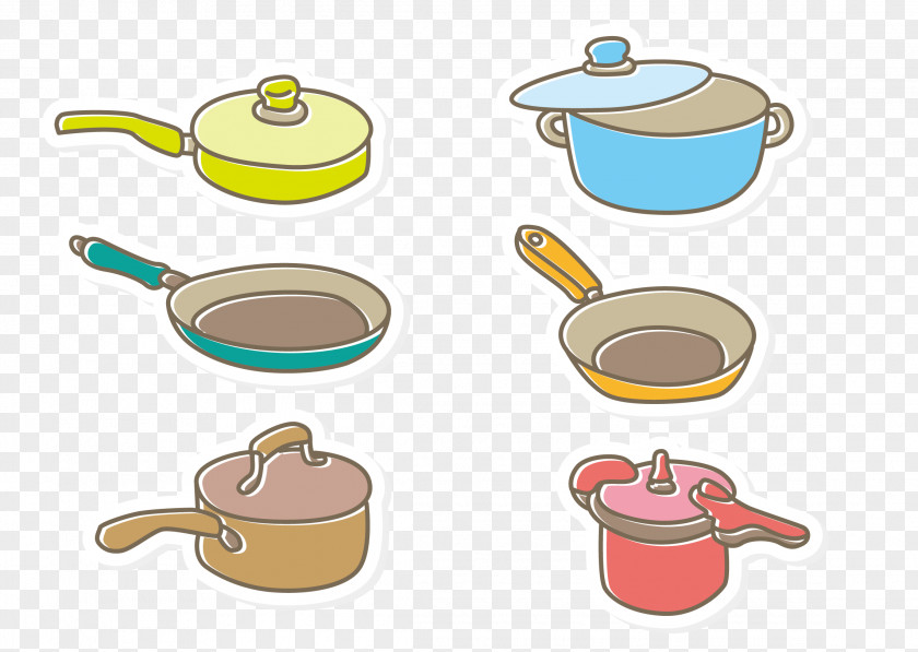 Cartoon Kitchen Pictures Cookware And Bakeware Stock Pot PNG