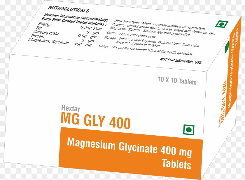 Magnesium Glycinate Brand Font PNG