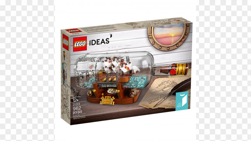 Toy Lego Ideas LEGO 21313 Ship In A Bottle Smyths PNG