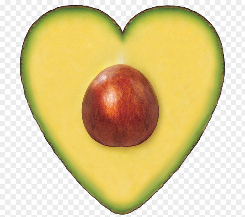 Avocado Heart Fat Eating Healthy Diet PNG
