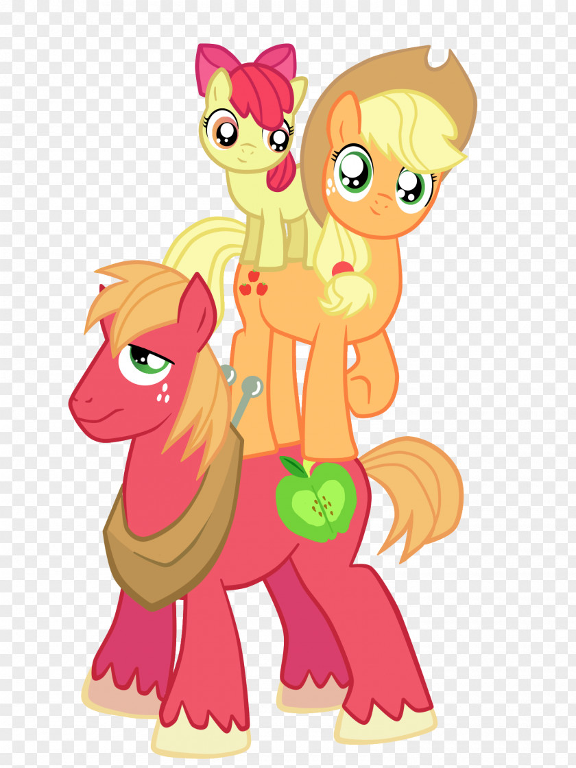 Big Mac Applejack Apple Bloom McIntosh Pony PNG
