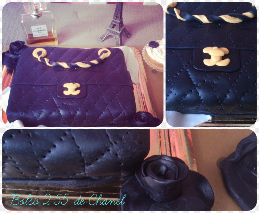 Coco Chanel Tart Handbag Fondant Icing Fashion Leather PNG