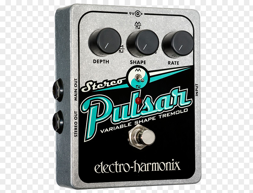 Electric Guitar Electro-Harmonix Stereo Pulsar Effects Processors & Pedals Tremolo PNG