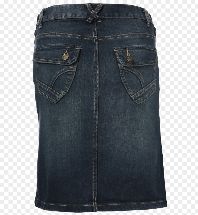 Jeans Denim Waist Skirt Pocket M PNG