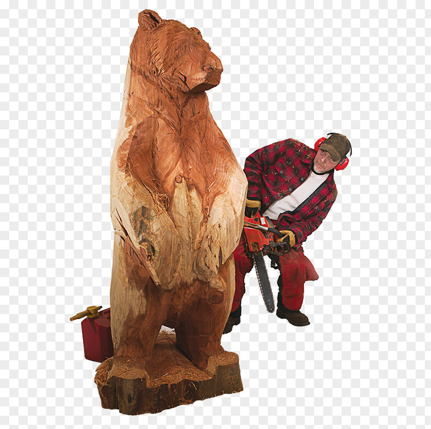 Pemco PEMCO Bear Insurance Chainsaw Carving Location PNG