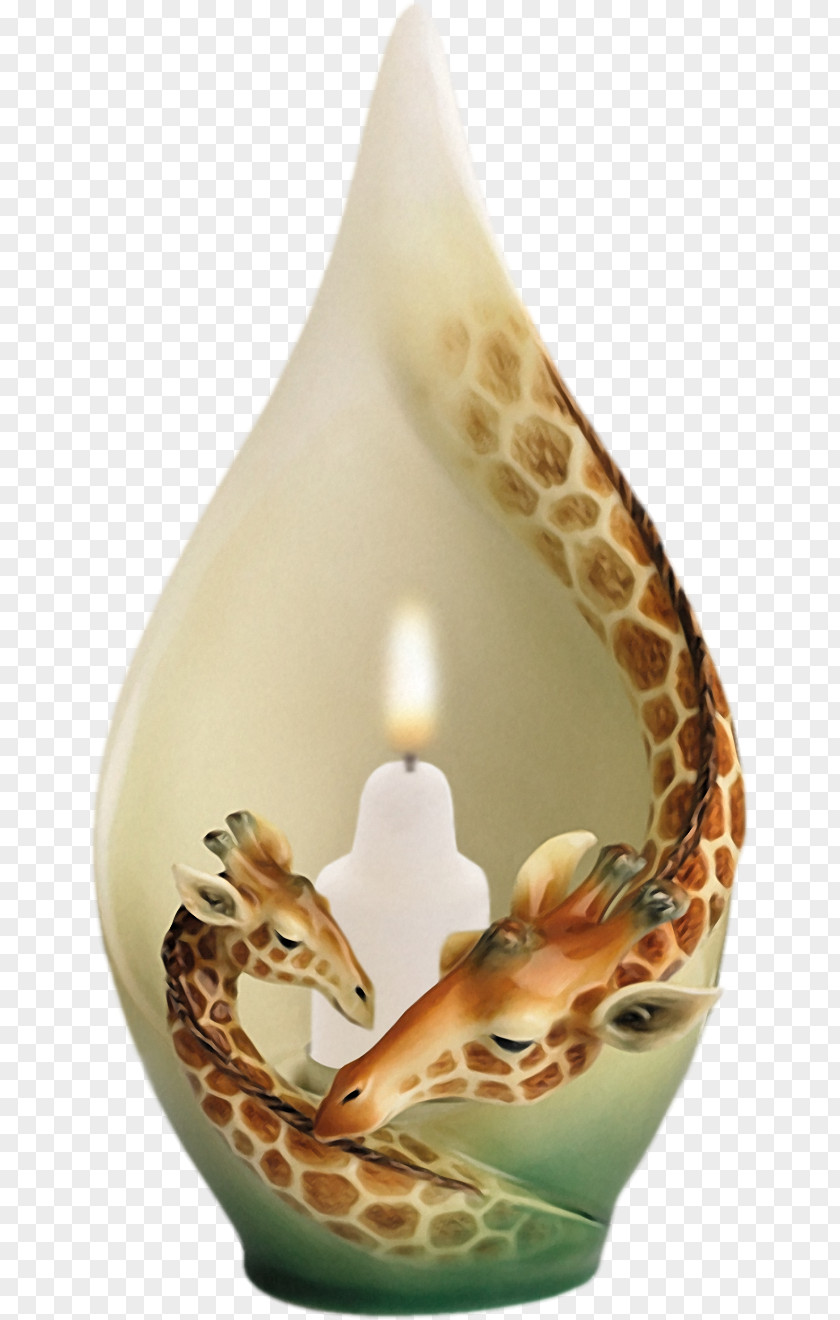 Vase Franz-porcelains Franz Collection Giraffe Candle PNG