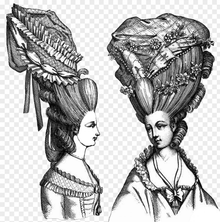 Vintage Stamp 18th Century American Revolution Fashion 1700-talets Mode Wig PNG