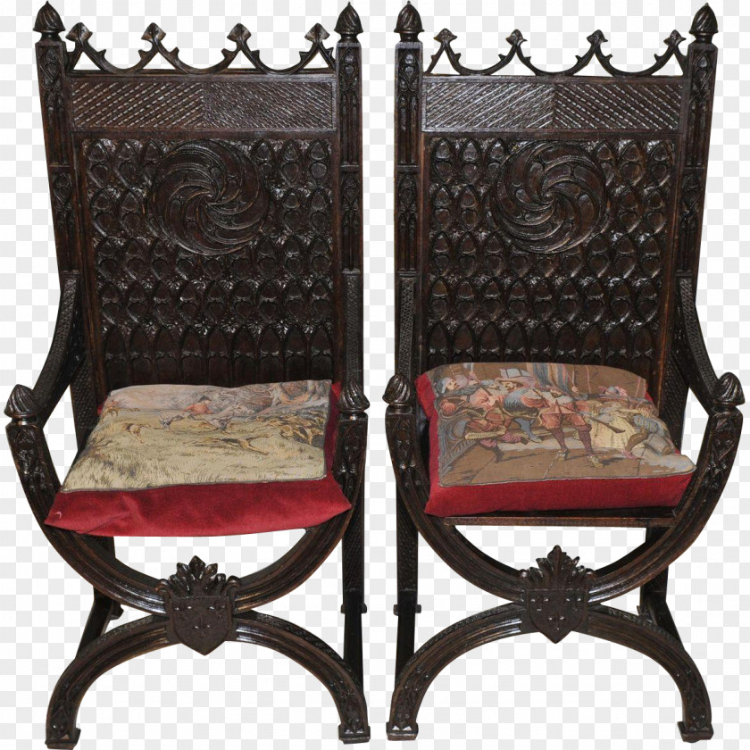 Chair Antique Furniture Cushion Clock PNG