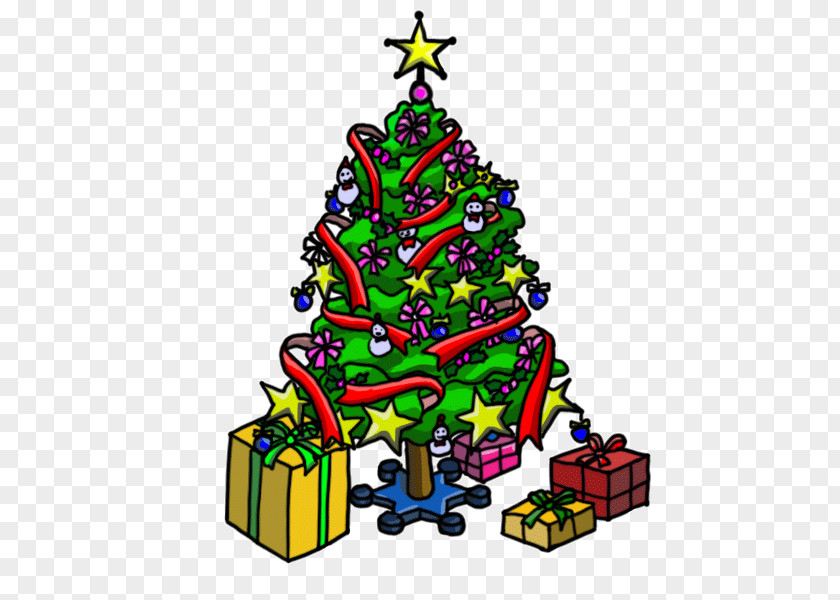 Christmas Tree Drawing Doodle Day Image PNG