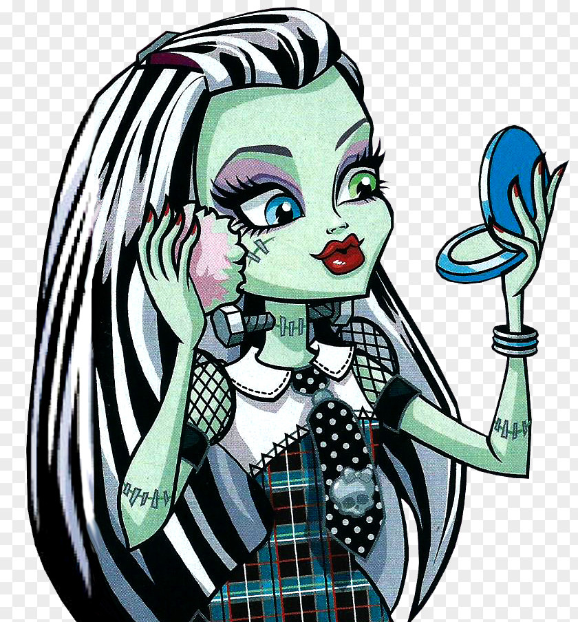 Doll Frankie Stein Monster High OOAK PNG