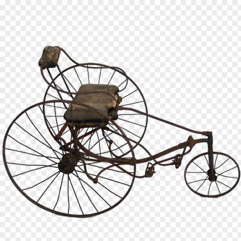 Retro Car Bicycle Wheel Cart Rickshaw Tricycle PNG