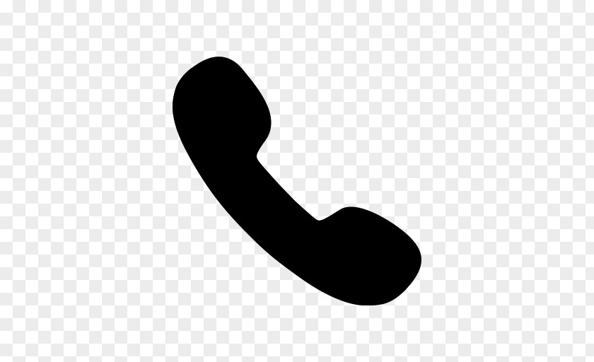 Phone Icon Black And White Telephone PNG