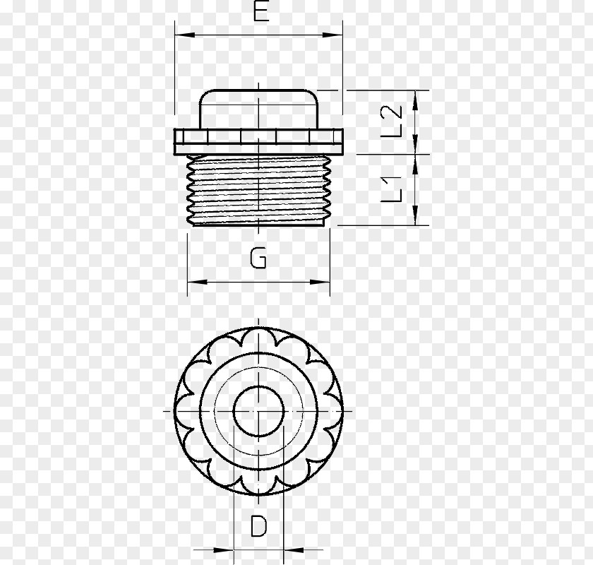Screw Thread Technical Drawing ISO Metric Morepic PNG