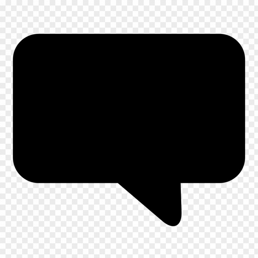 SPEECH BUBBLE Rectangle Font PNG