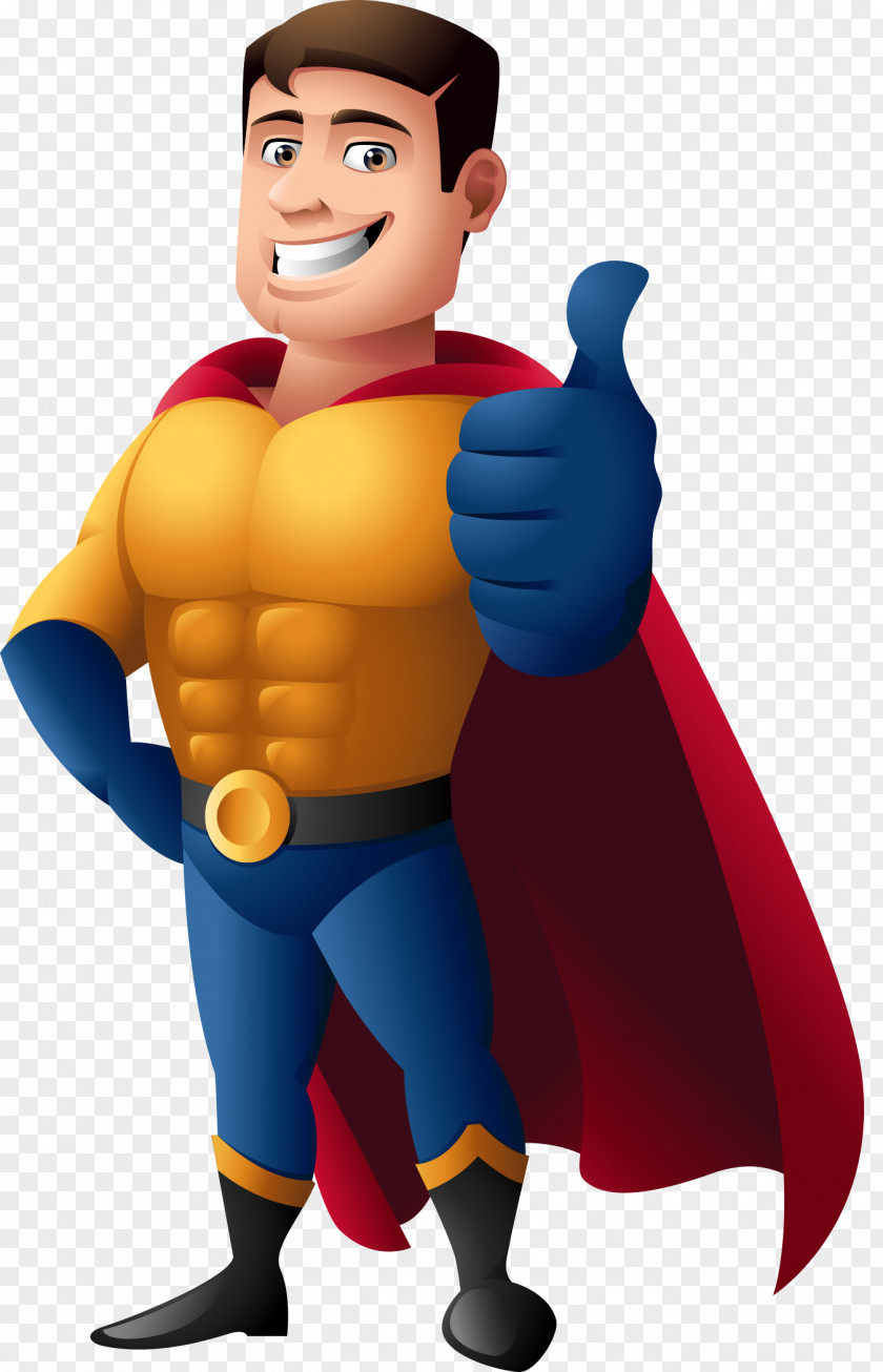 Cape Superman Cartoon Comics Superhero PNG