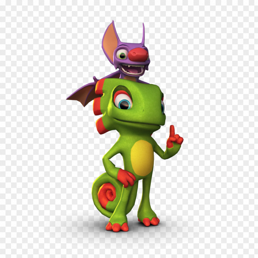 Chameleon Yooka-Laylee Banjo-Kazooie Donkey Kong Country Ukulele Playtonic Games PNG