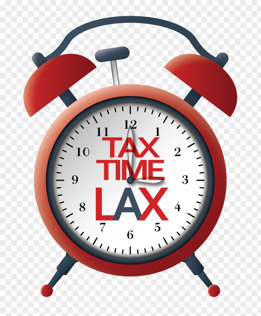 Clock Alarm Clocks Tax Time Lax PNG