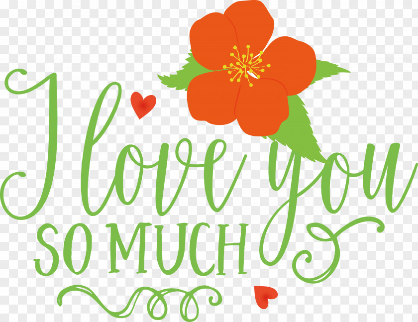 I Love You So Much Valentines Day Valentine PNG