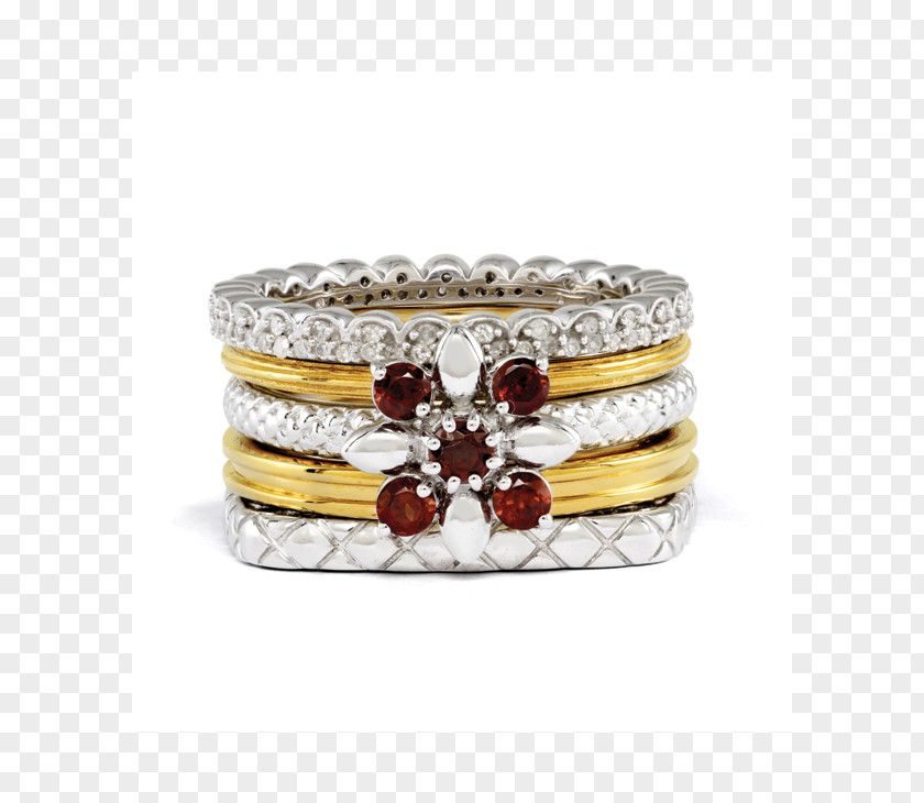 Ruby Silver Bangle Bling-bling Gold PNG