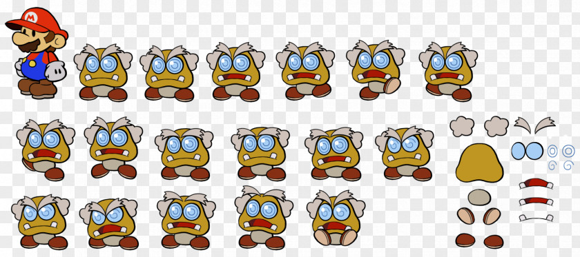Style Paper Mario Video Game Series Emoticon PNG