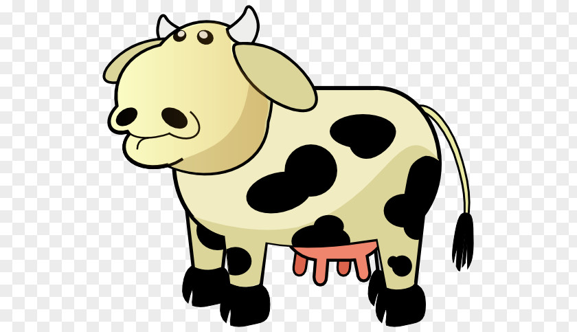 Free Cow Guernsey Cattle Brahman Dairy Color Clip Art PNG