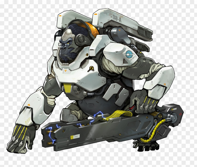 Overwatch Winston Video Game Blizzard Entertainment Tank PNG game Tank, gorilla clipart PNG