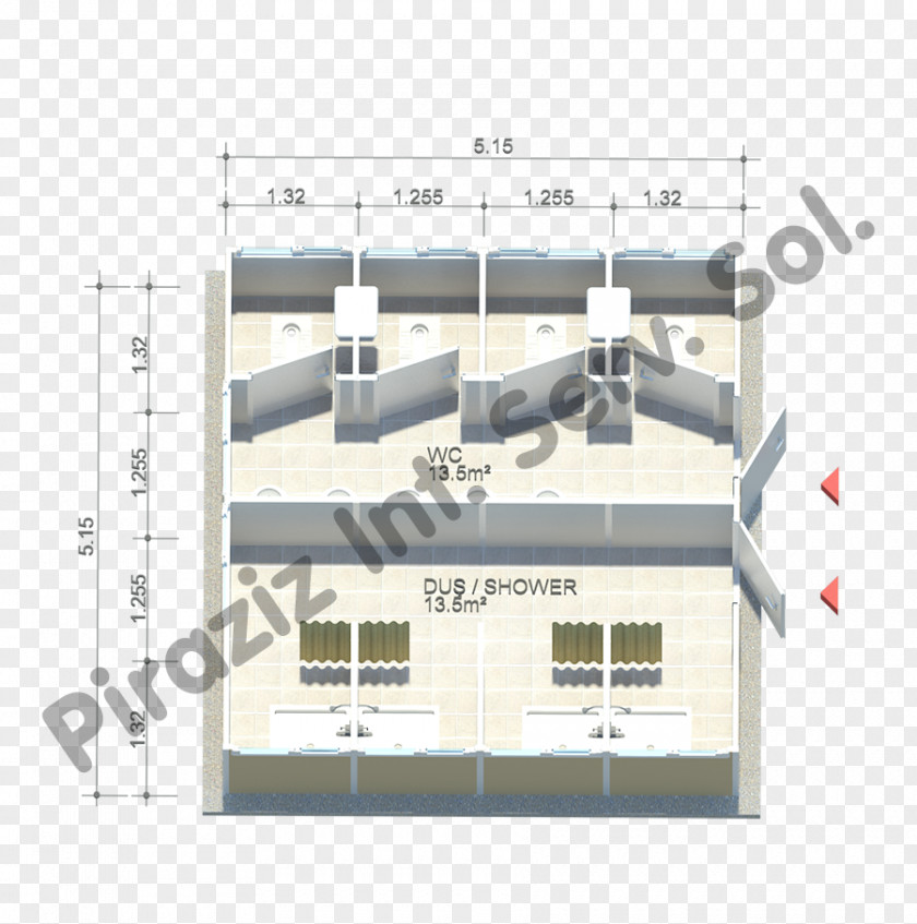 Wc Plan Tabăra Architecture Building Floor Hebo Rom International S.R.L. PNG