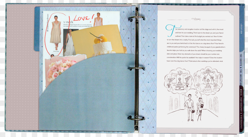 Wedding The Planner & Organizer Book: Big Book For Your Day Paper PNG