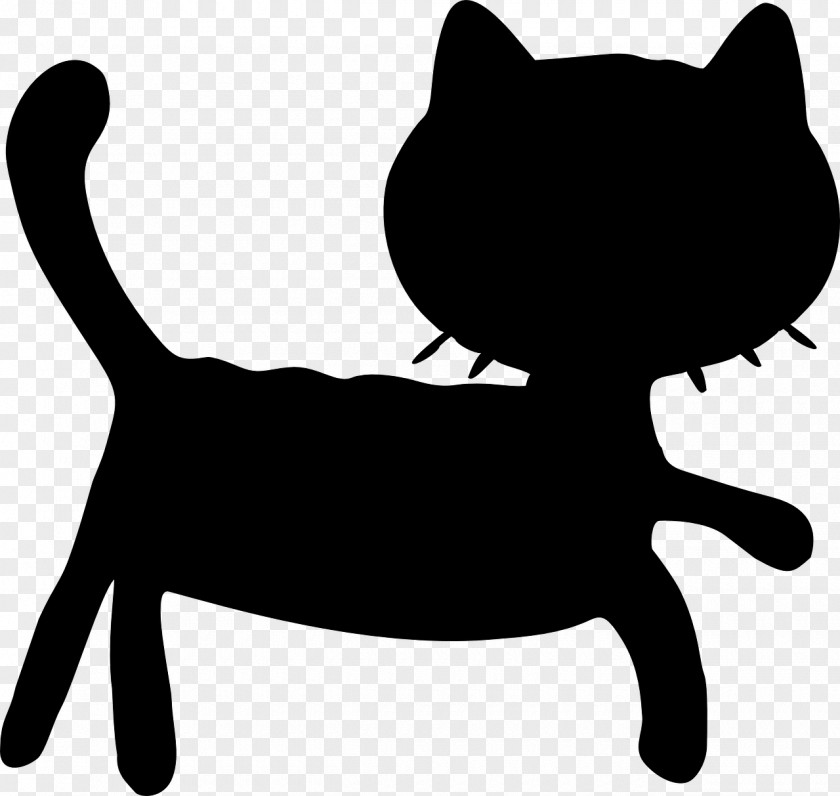 Whiskers Domestic Short-haired Cat Black Dog PNG
