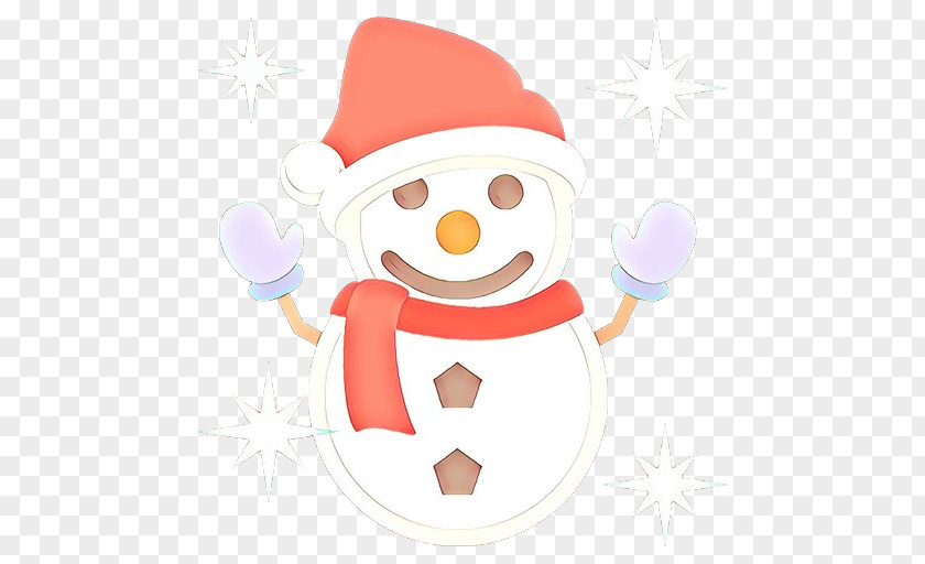 Cartoon Snowman Santa Claus PNG