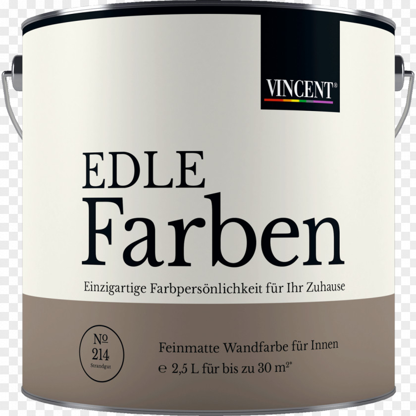 Illustrtation Paint Vincent Wandfarbe „EDLE Farben“, No.506 Morgenfrische, 2,5 L Color Material Hellweg PNG