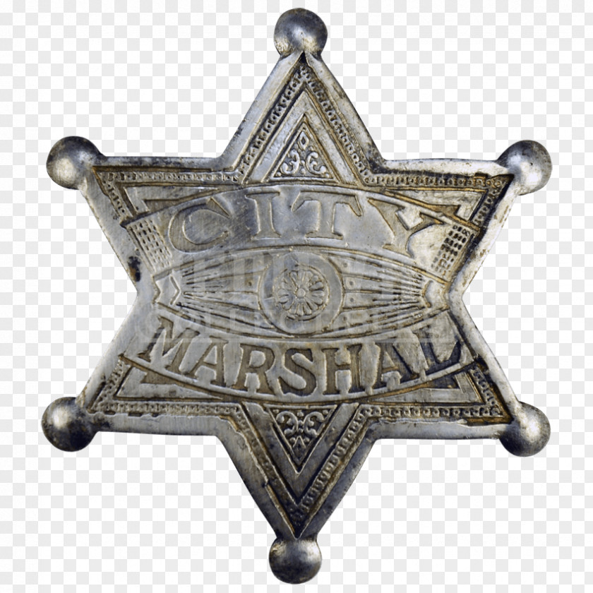Sheriff American Frontier Badge Cowboy Law PNG