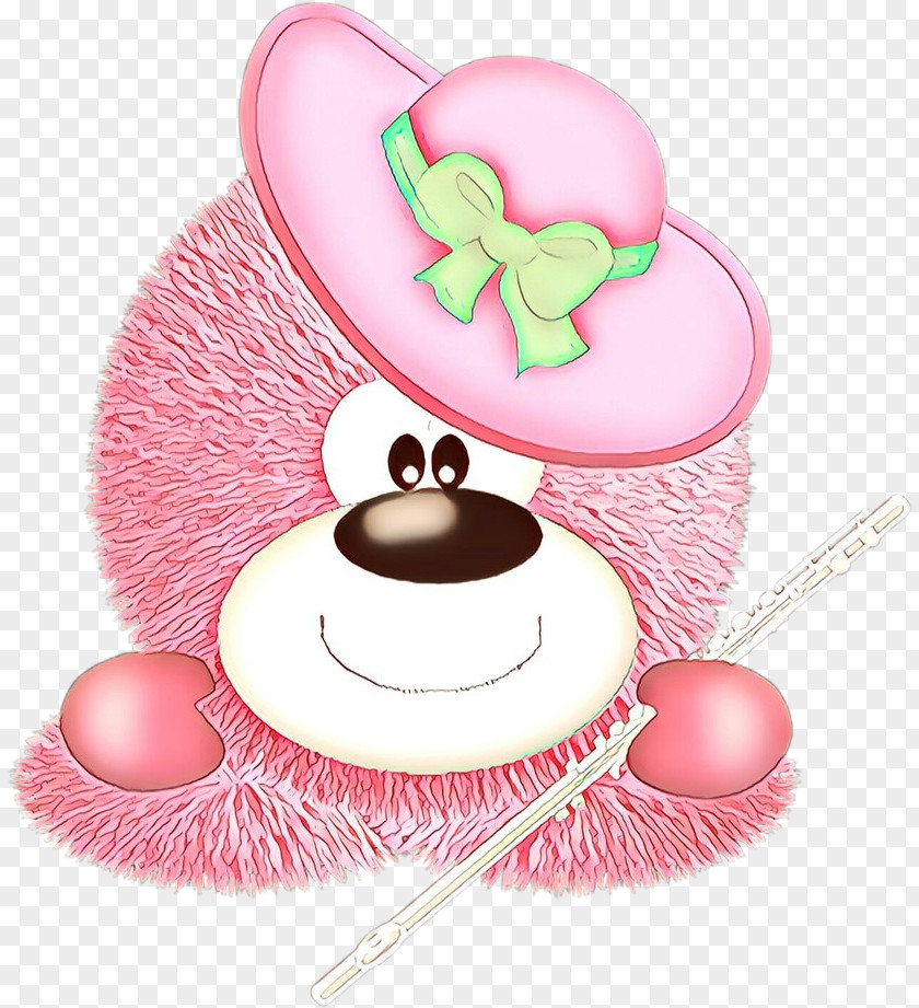 Pink Cartoon Nose Heart Love PNG