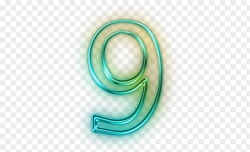 Vector Number 9 Drawing Numerical Digit PNG