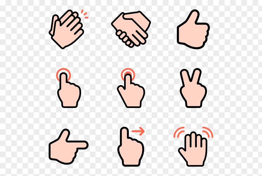 Finger Gesture Pointing Clip Art PNG
