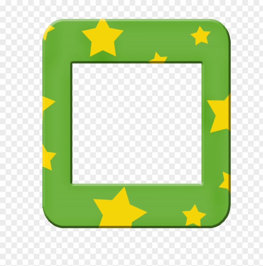 Silhouette Painted Frame Picture Frame,Star Decorative Borders PNG