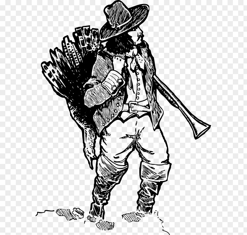 Thanksgiving Turkey Hunting Pilgrim Clip Art PNG