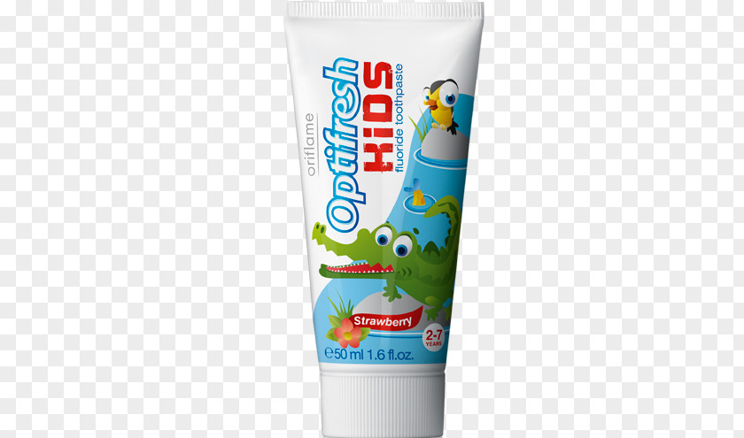 Toothpaste Oriflame Fluoride Child PNG