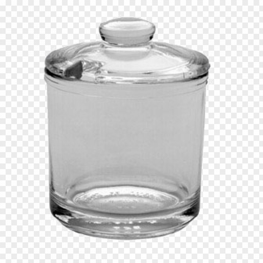 Two Glass Jars Food Storage Containers Lid Mason Jar PNG
