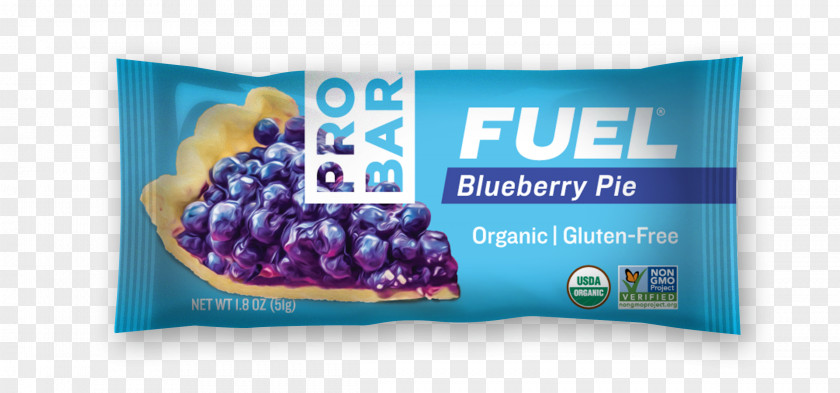 Blueberry Energy Bar Organic Food Fuel Snack PNG