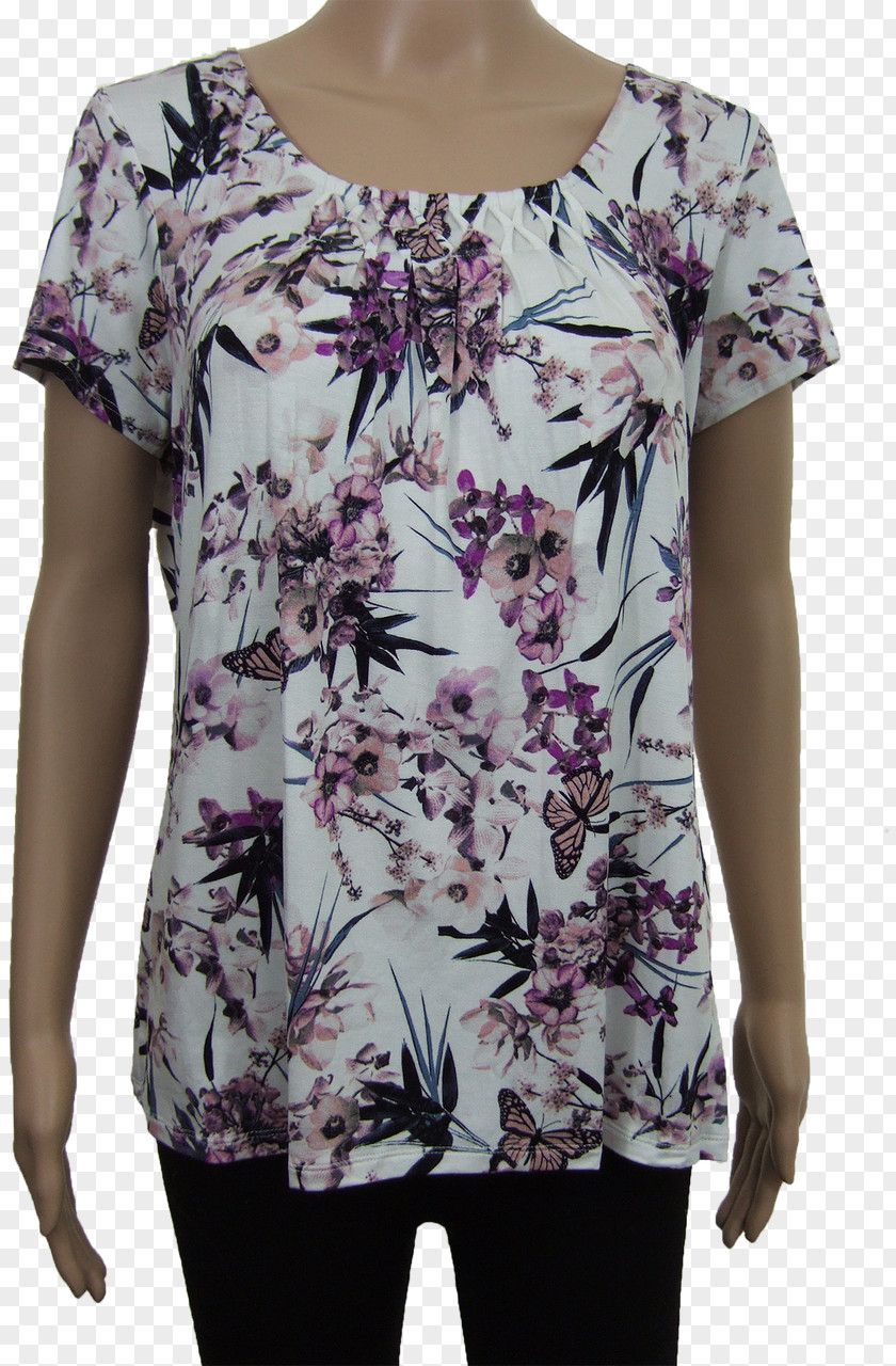 Butterfly Composition Blouse T-shirt Top Sleeve Marks & Spencer PNG
