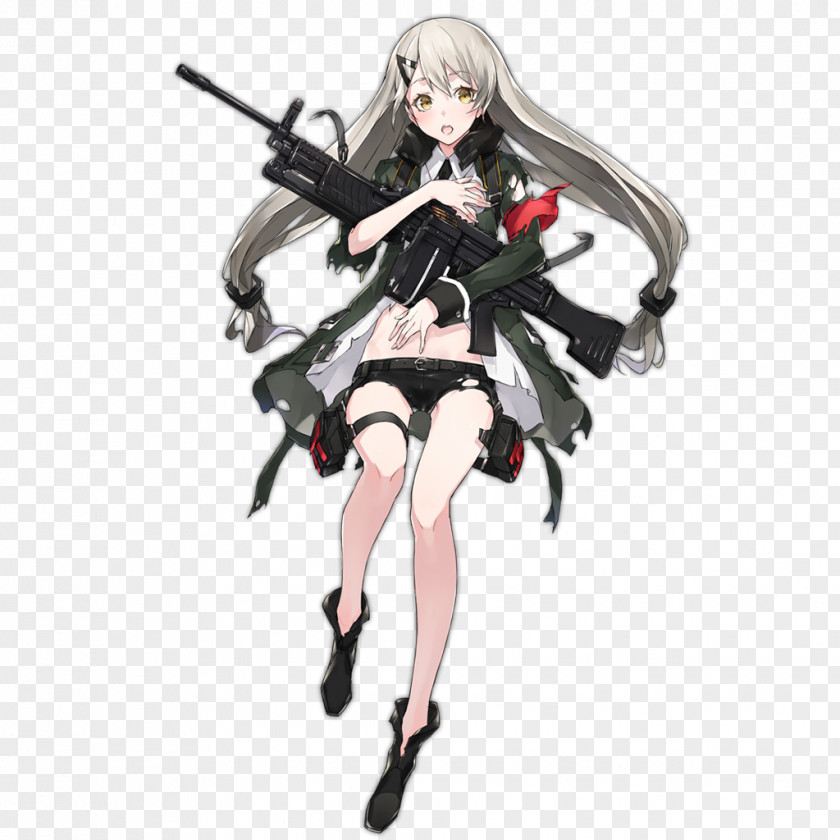 Girls' Frontline Heckler & Koch MG4 Character Design Serbu Super-Shorty Machine Gun PNG