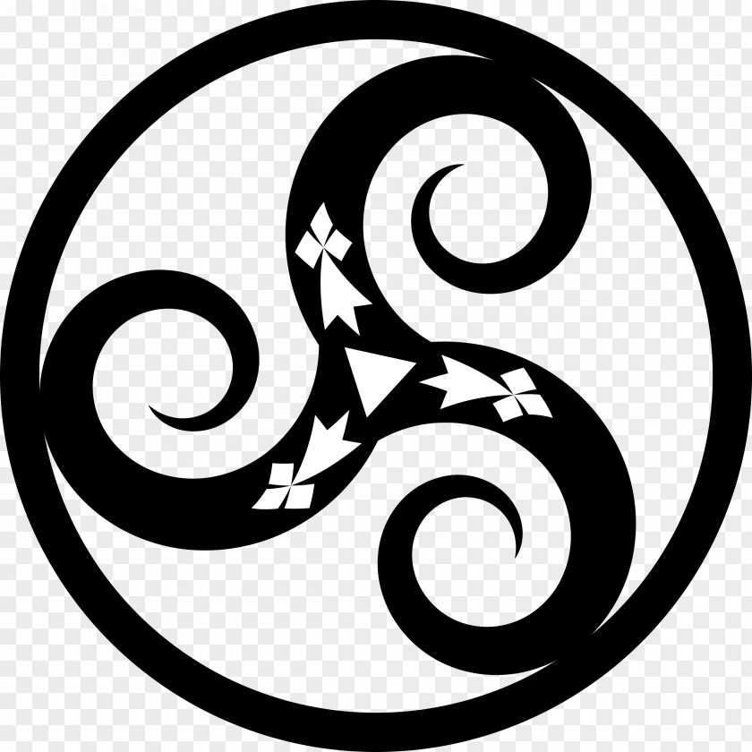 Lucky Symbols Celtic Knot Triskelion Symbol Brittany Celts PNG