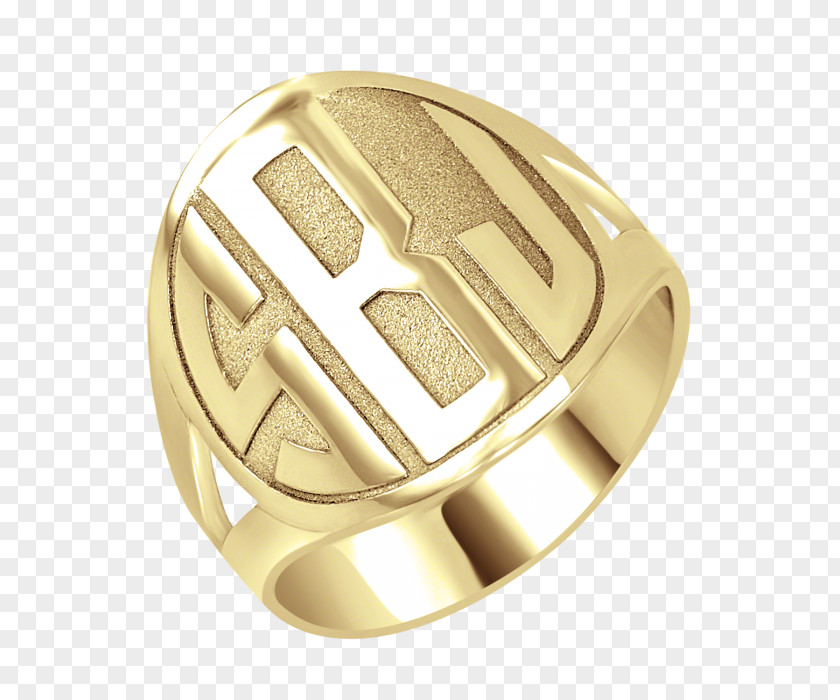 Ring Monogram Jewellery Gold Clothing Accessories PNG