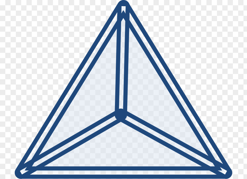 Triangle Tetrahedron Hexahedron Geometric Shape PNG